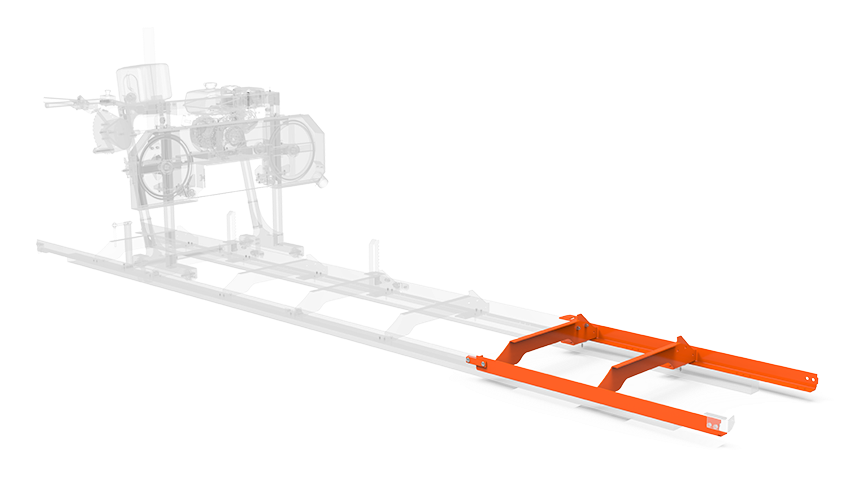 Bettverlängerung für LX30 Sägewerk